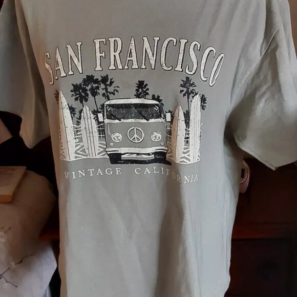 San Francisco VW Volkswagen Surf Vintage California T-shirt, size L - Picture 4 of 10